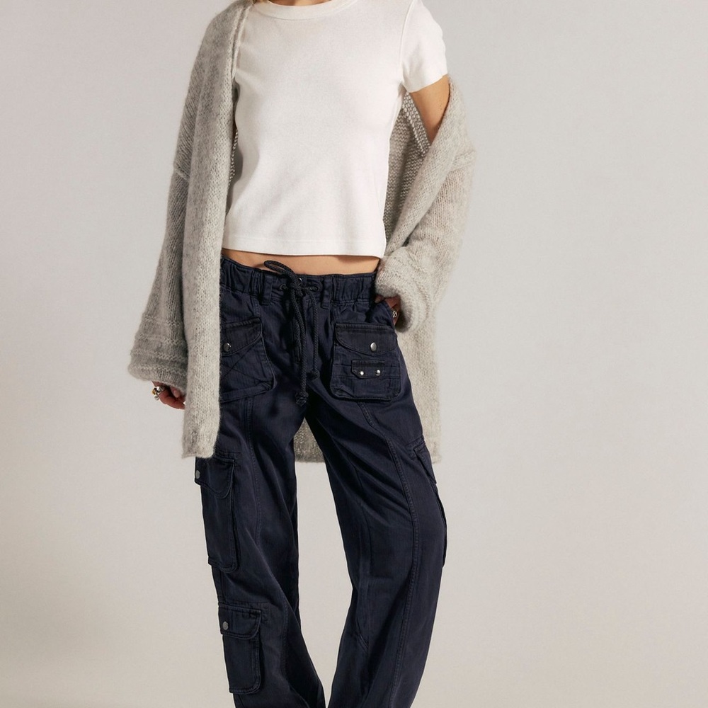 We The Free Tahiti Cargo Pants - Jet Black - Size M